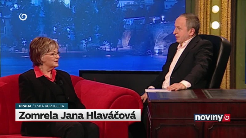 Zomrela Jana Hlaváčová