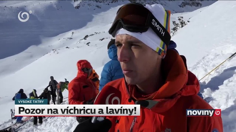 Pozor na víchricu a lavíny!