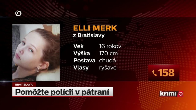 Pomôžte polícii v pátraní
