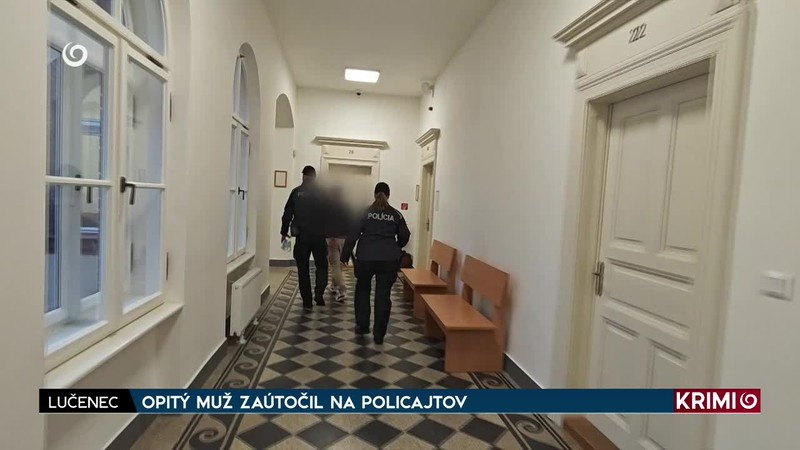 OPITÝ MUŽ ZAÚTOČIL NA POLICAJTOV