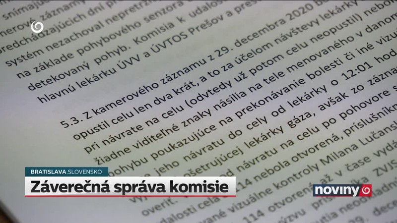 Záverečná správa komisie