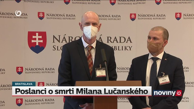 Poslanci o smrti Milana Lučanského