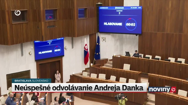 Neúspešné odvolávanie Andreja Danka