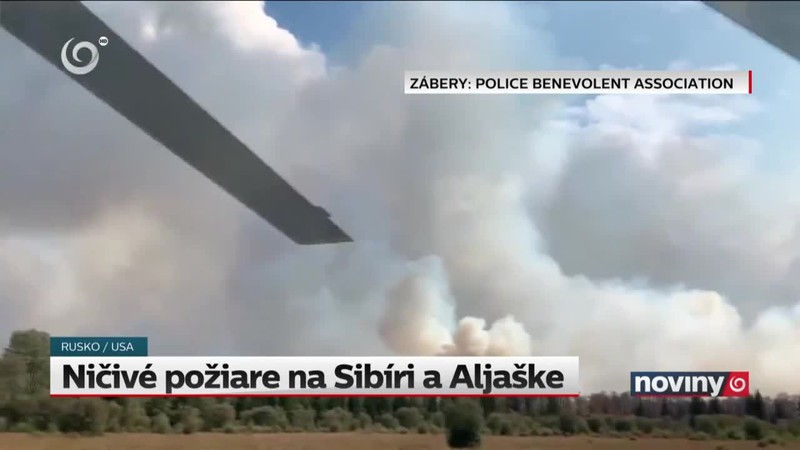Ničivé požiare na Sibíri a Aljaške