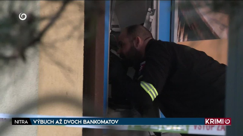VÝBUCH AŽ DVOCH BANKOMATOV