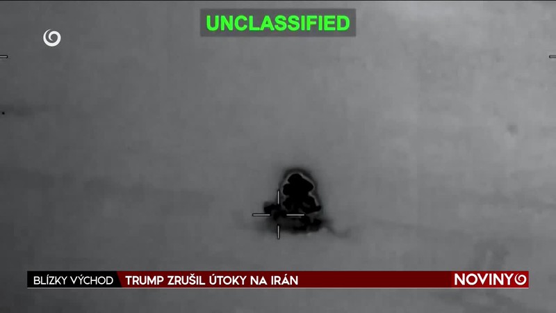 TRUMP ZRUŠIL ÚTOKY NA IRÁN
