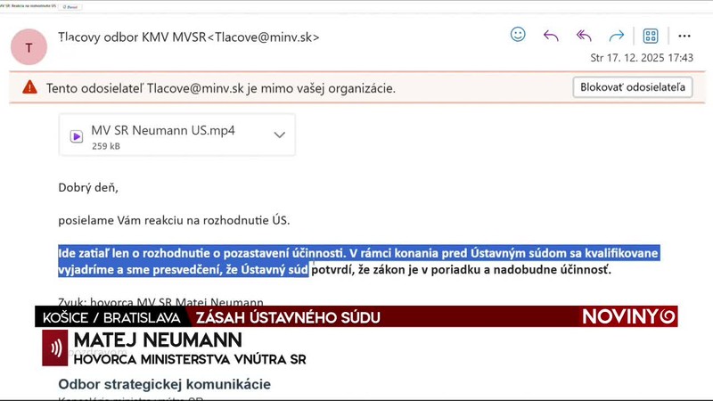 ZÁSAH ÚSTAVNÉHO SÚDU