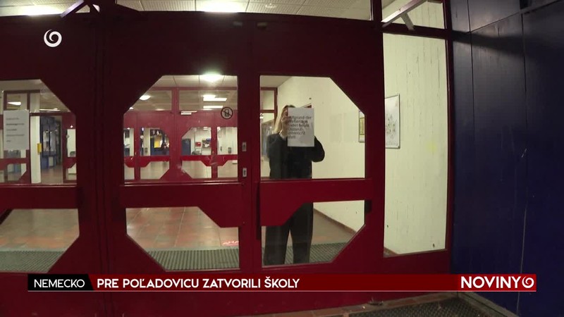 PRE POĽADOVICU ZATVORILI ŠKOLY