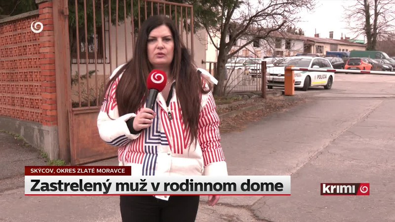 Zastrelený muž v rodinnom dome
