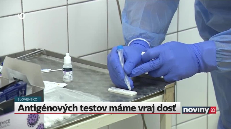 Antigénových testov máme vraj dosť