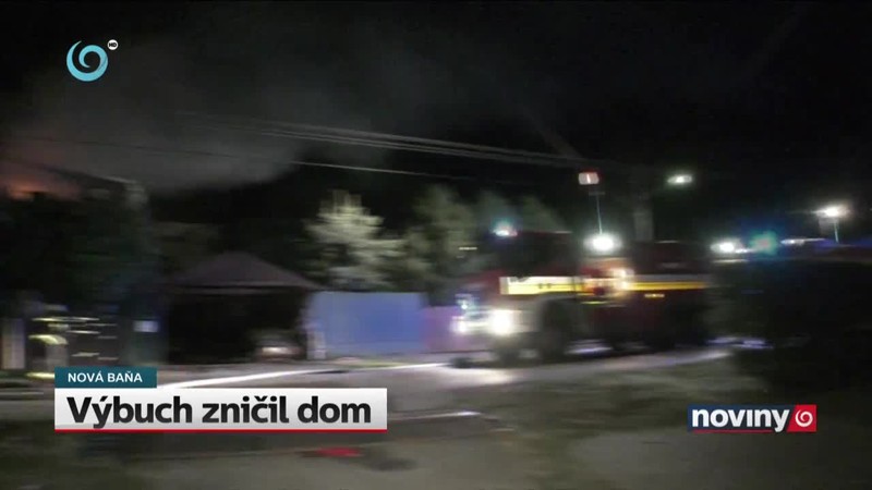 Výbuch zničil dom