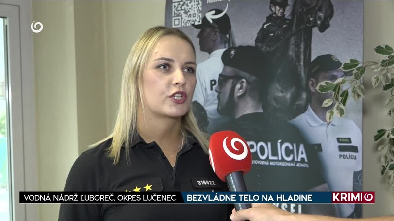 BEZVLÁDNE TELO NA HLADINE