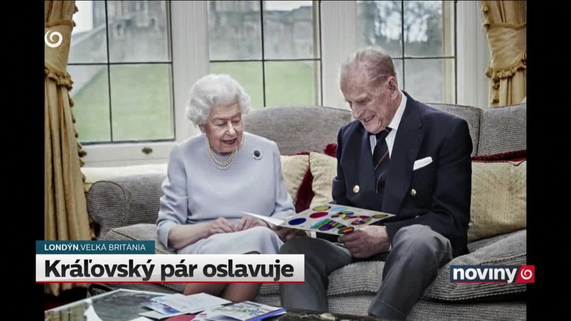 Kráľovský pár oslavuje