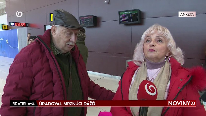 ÚRADOVAL MRZNÚCI DÁŽĎ