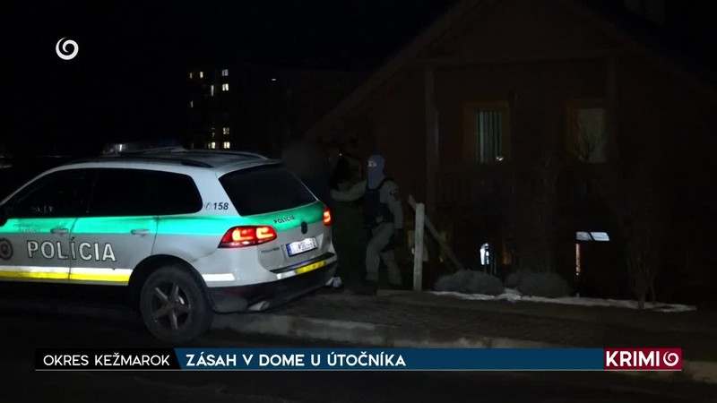 ZÁSAH V DOME U ÚTOČNÍKA