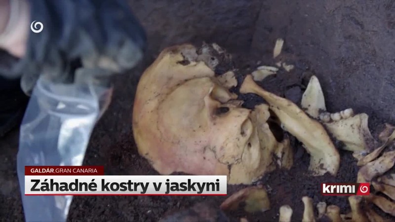 Záhadné kostry v jaskyni