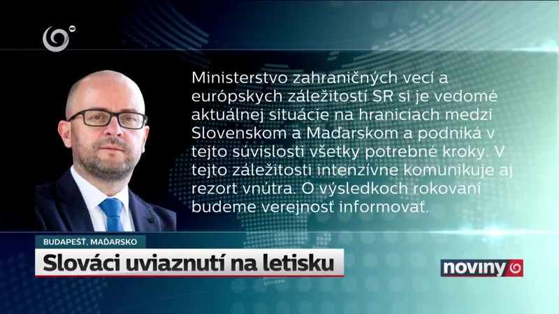 Slováci uviaznutí na letisku