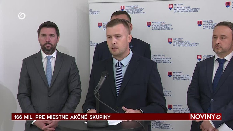 166 MIL. PRE MIESTNE AKČNÉ SKUPINY