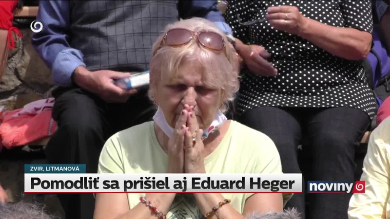 Pomodliť sa prišiel aj Eduard Heger