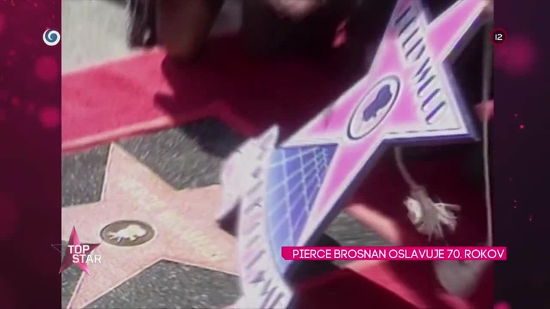PIERCE BROSNAN OSLAVUJE 70. ROKOV