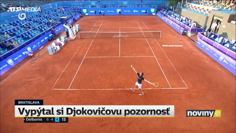 Vypýtal si Djokovičovu pozornosť
