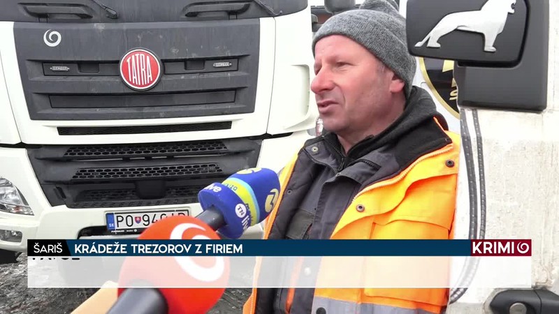 KRÁDEŽE TREZOROV Z FIRIEM