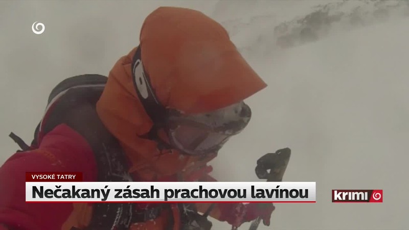 Nečakaný zásah prachovou lavínou