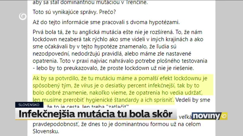 Infekčnejšia mutácia tu bola skôr