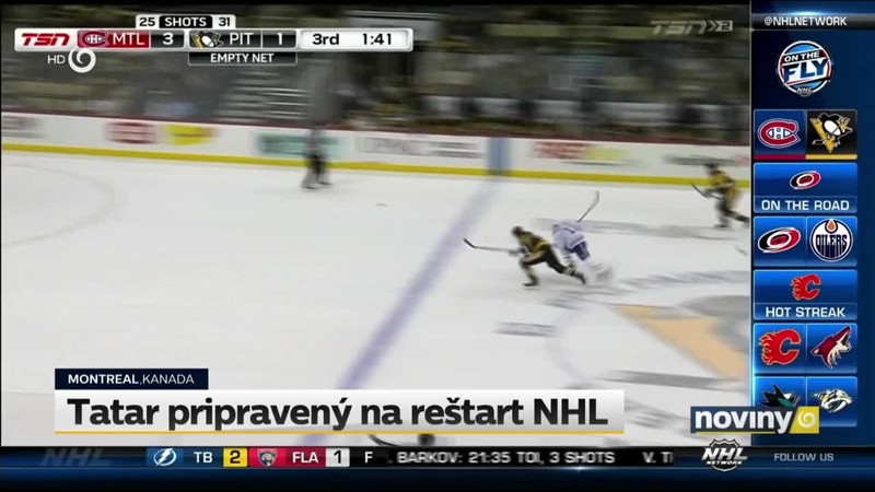 Tatar pripravený na reštart NHL