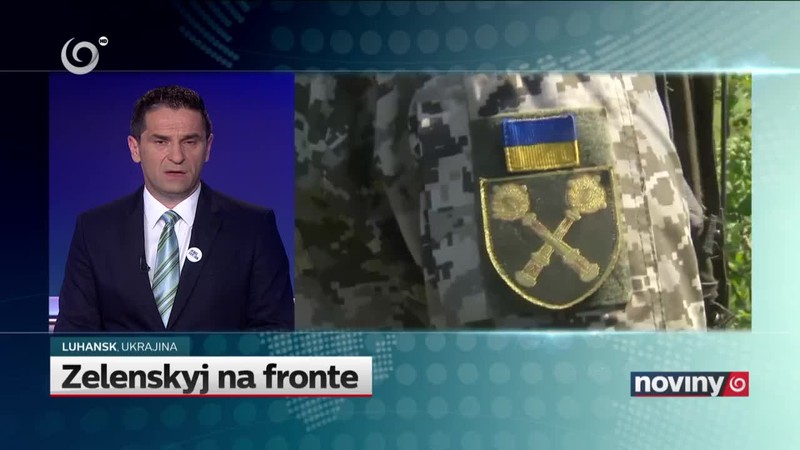 Zelenskyj na fronte