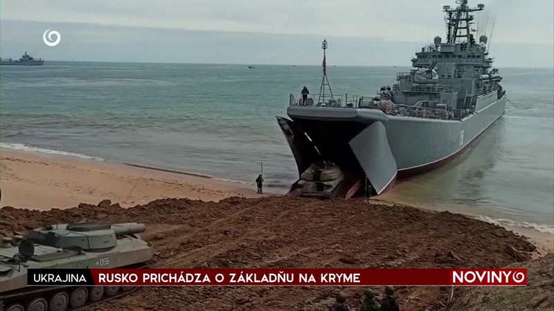 RUSKO PRICHÁDZA O ZÁKLADŇU NA KRYME