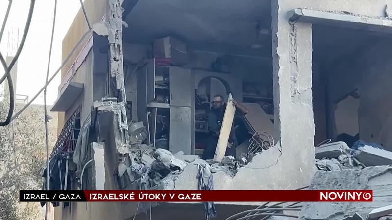 IZRAELSKÉ ÚTOKY V GAZE