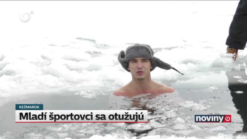 Mladí športovci sa otužujú