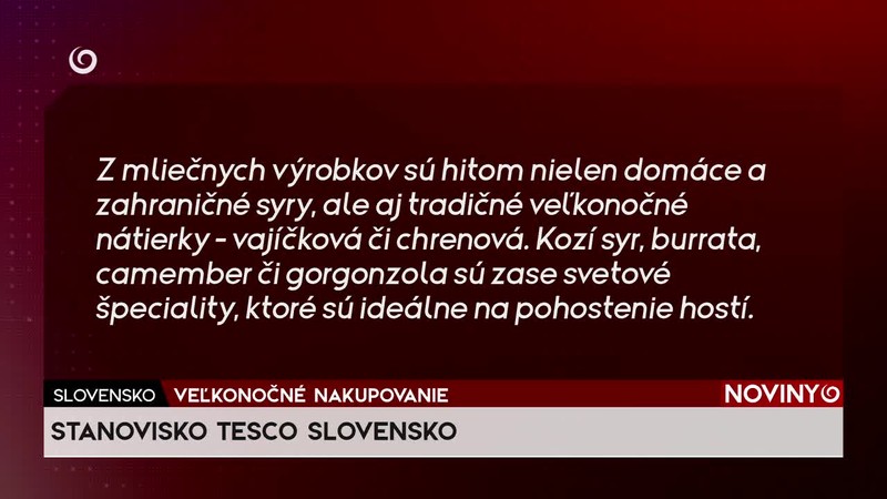 VEĽKONOČNÉ NAKUPOVANIE
