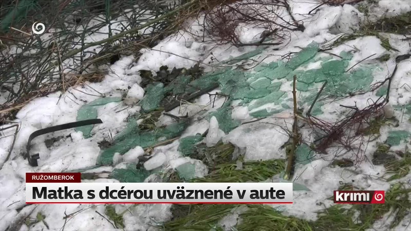 Matka s dcérou uväznené v aute