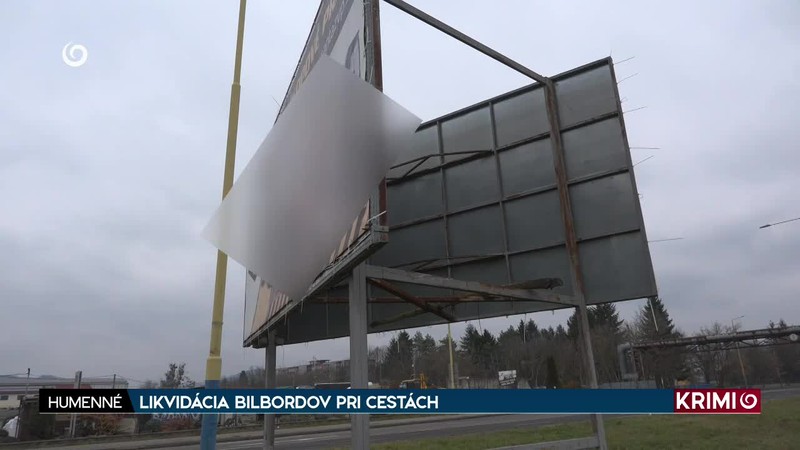 LIKVIDÁCIA BILBORDOV PRI CESTÁCH