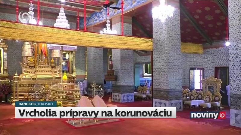 Vrcholia prípravy na korunováciu