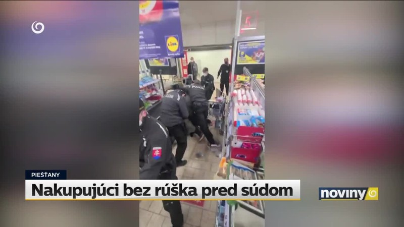 Nakupujúci bez rúška pred súdom