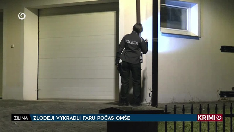 ZLODEJI VYKRADLI FARU POČAS OMŠE