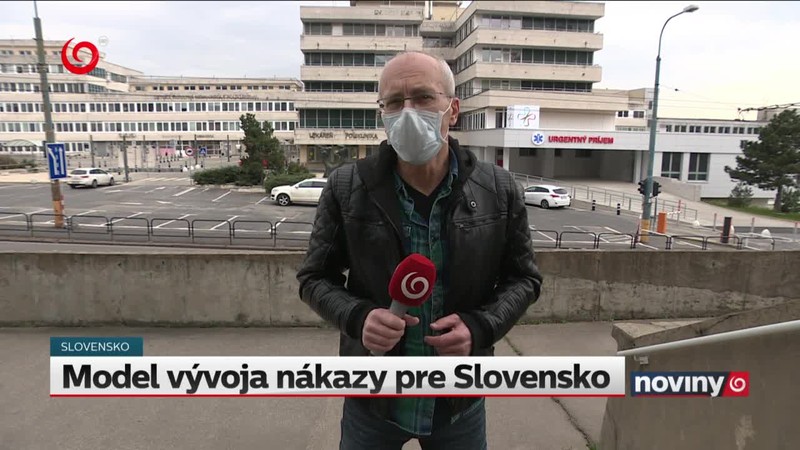 Model vývoja nákazy pre Slovensko