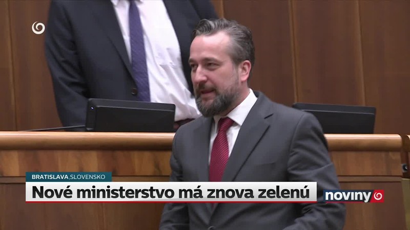 Nové ministerstvo má znova zelenú