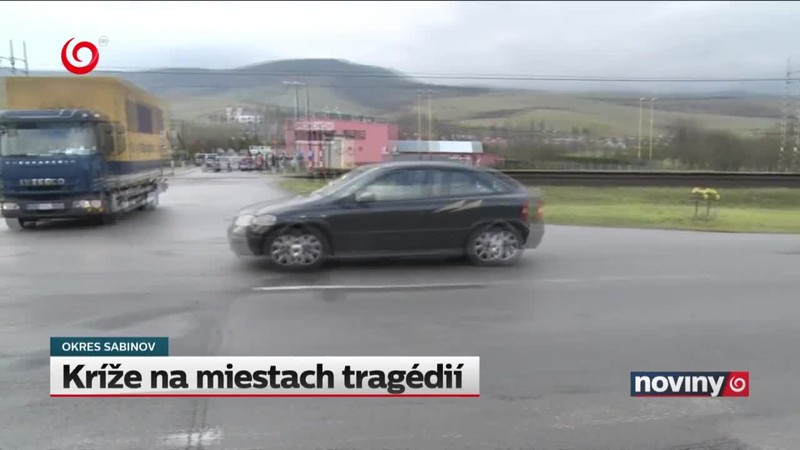 Kríže na miestach tragédií