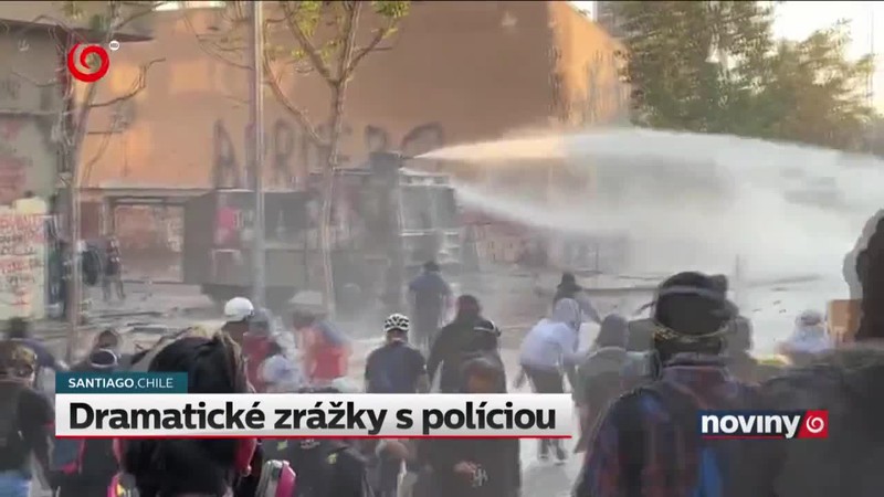 Dramatické zrážky s políciou