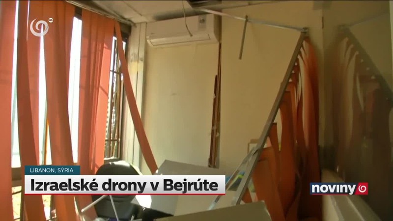 Izraelské drony v Bejrúte