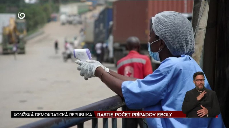 RASTIE POČET PRÍPADOV EBOLY