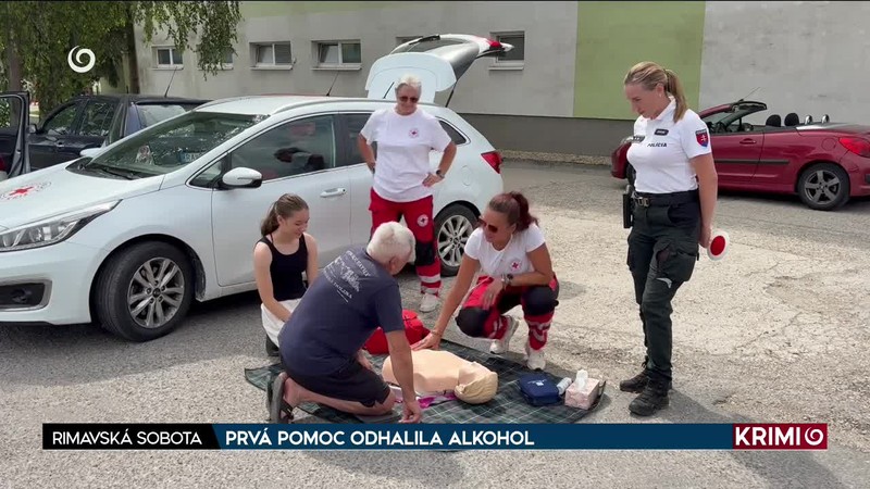 PRVÁ POMOC ODHALILA ALKOHOL