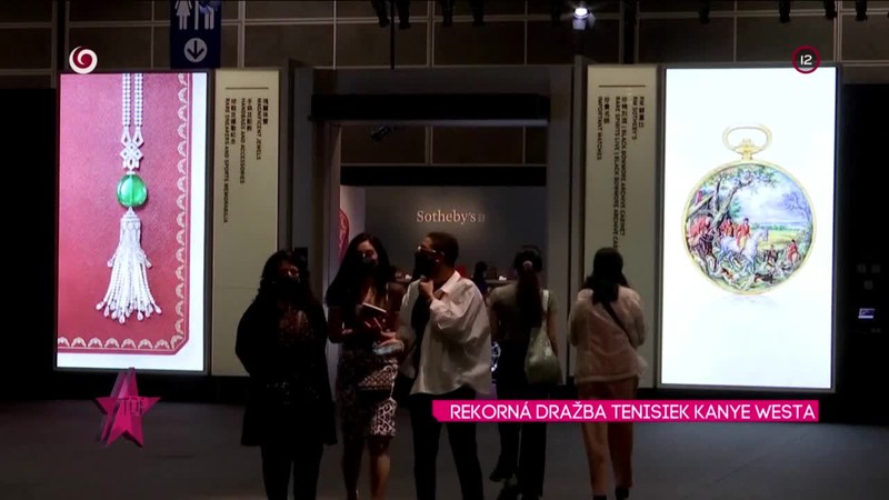 REKORNÁ DRAŽBA TENISIEK KANYE WESTA