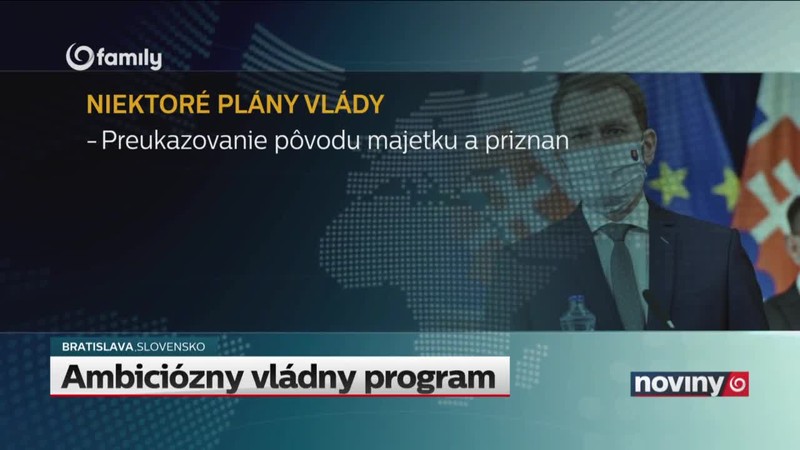 Ambiciózny vládny program