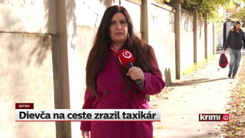 Dievča na ceste zrazil taxikár