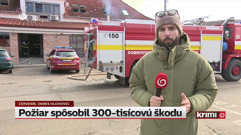 Požiar spôsobil 300-tisícovú škodu